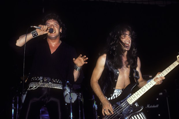 Paul Di'Anno and Steve Harris