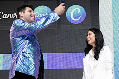 8. Cliff Obrecht and Melanie Perkins - $8.5 billion