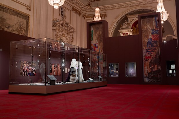 The special Coronation display within the Ballroom