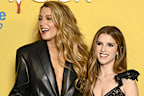 LONDON, ENGLAND - APRIL 15: Blake Lively and Anna Kendrick attend the "Another Simple Favour" special screening at the Ham Yard Hotel on April 15, 2025 in London, England. (Photo by Gareth Cattermole/Getty Images)