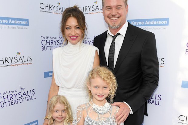 Rebecca Gayheart, Eric Dane, Billie Dane, and Georgia Dane
