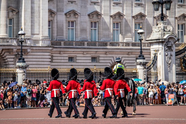 The Changing of the Guards at Buckingham Palace