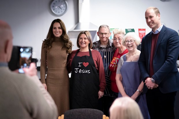 Prince William, Duke of Cambridge and Kate Middleton, Duchess of Cambridge visit Church on the Street in Burnley, Lancashire