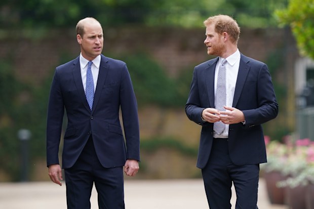 Harry and William olive branch