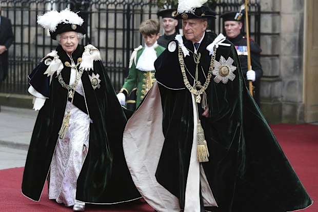 Prince Phillip and The Queen in Edinburgh