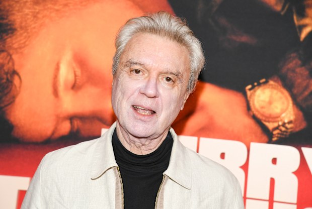 David Byrne at the "Hurry Up Tomorrow" world premiere held at AMC Lincoln Square 13 on May 13, 2025 in New York, New York. (Photo by Kristina Bumphrey/Variety via Getty Images)