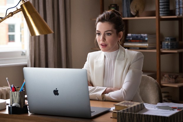 Still from 'Locked Down' film with Anne Hathaway.