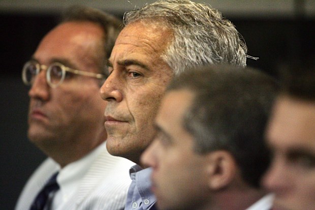 In this July 30, 2008, file photo, Jeffrey Epstein appears in court in West Palm Beach, Florida. 