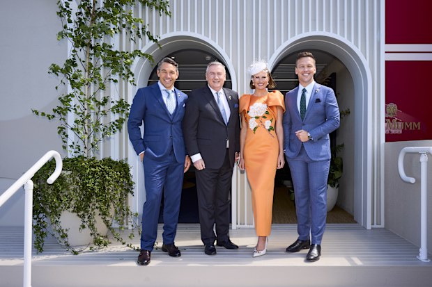 Nine's birdcage marquee Melbourne Cup