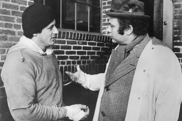 Burt Young and Sylvester Stallone