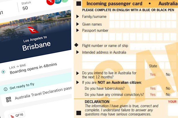 Incoming Passenger Card digital trial