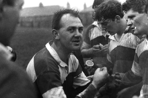 Rugby player Clive Rowlands in 1966.