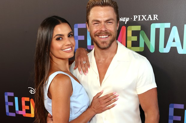 Derek Hough and new wife Hayley Erbert