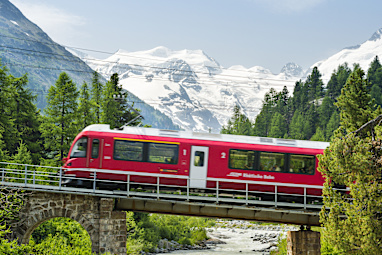 The Bernina Express, Switzerland