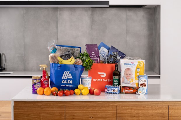 aldi australia doordash delivery partners goes nationwide