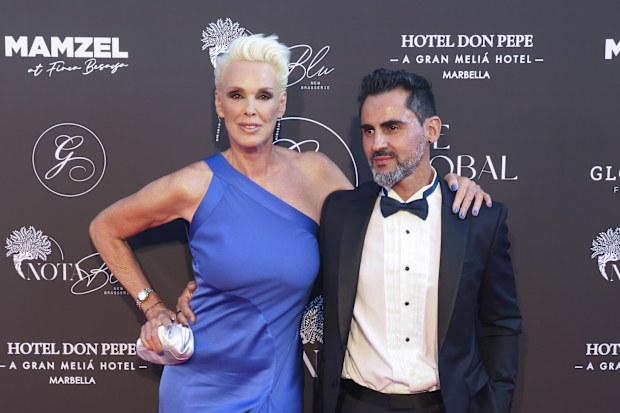 Brigitte Nielsen and Mattia Dessi