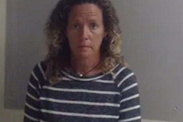 Laura Rose Carroll's mugshot which has been published widely in the US media.