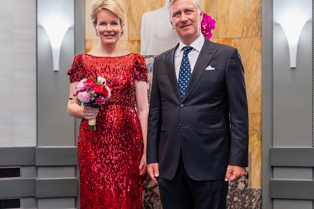Queen Mathilde of Belgium and King Philippe of Belgium attend the Queen Elisabeth International Music Competition of Belgium for Violin 2024 at Bozar 
