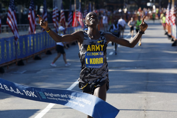 Leonard Korir is a top US marathon runner and a member of the US Army.