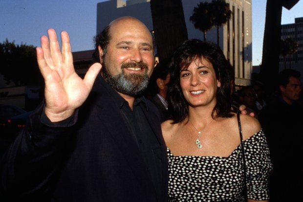 Rob Reiner and Michele Singer at the premiere of When Harry Met Sally on July 13, 1989 