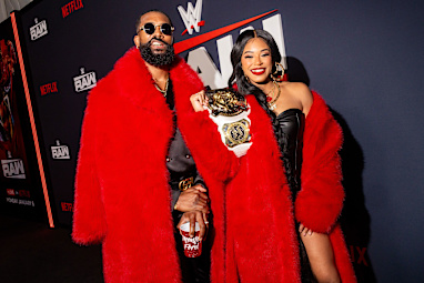 Montez Ford and Bianca Belair