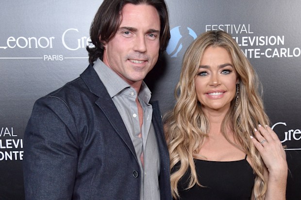 WEST HOLLYWOOD, CALIFORNIA - FEBRUARY 05:  Denise Richards and Aaron Phypers attend the 60th Anniversary Party For The Monte-Carlo TV Festival at Sunset Tower Hotel on February 05, 2020 in West Hollywood, California. (Photo by Gregg DeGuire/Getty Images)