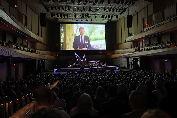 prince harry stand up for heroes benefit
