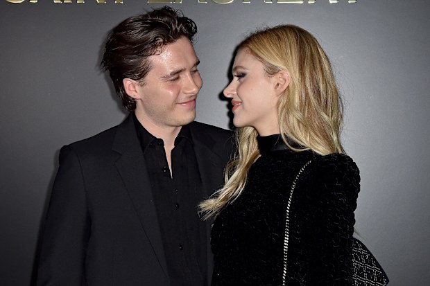 Brooklyn and Nicola at their first public appearance as a couple. (Photo by Dominique Charriau/WireImage)