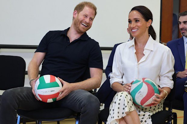 Prince Harry and Meghan Markle in Colombia