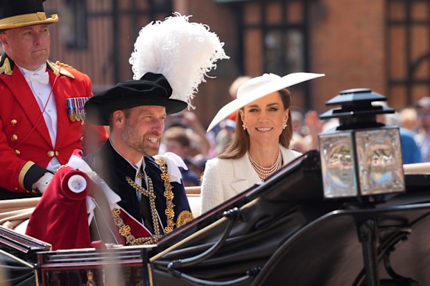 Kate Middleton news Princess of Wales makes stunning return to Order of the  Garter 2025 parade with royal family at Windsor Castle | Self Portrait  outfit details | Nine.com.au