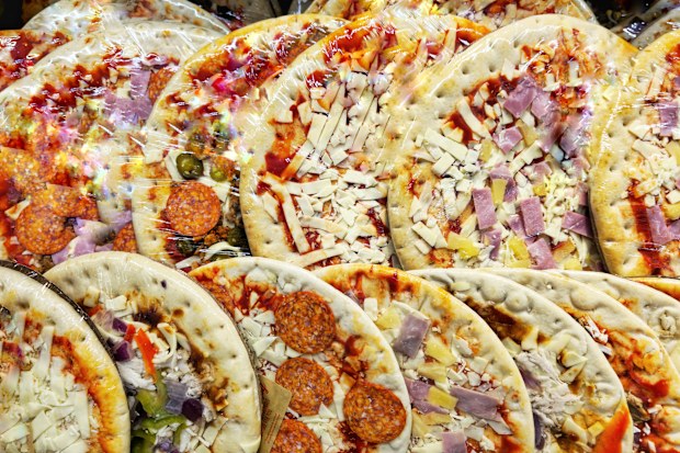 pizza in supermarket