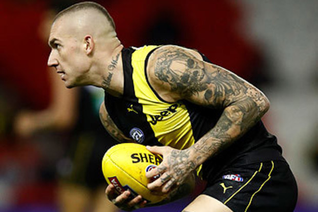 Richmond Tigers player Dustin Martin (Getty)