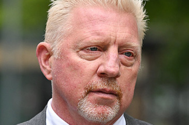 Boris Becker outside London court (Getty)