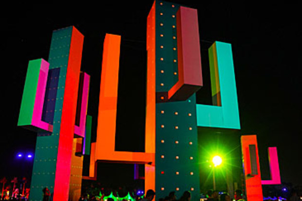 Cactus installation at Coachella festival (Getty)