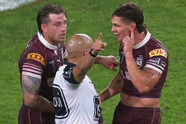 Kalyn Ponga sent off in State of Origin 2026 game I (Nine)