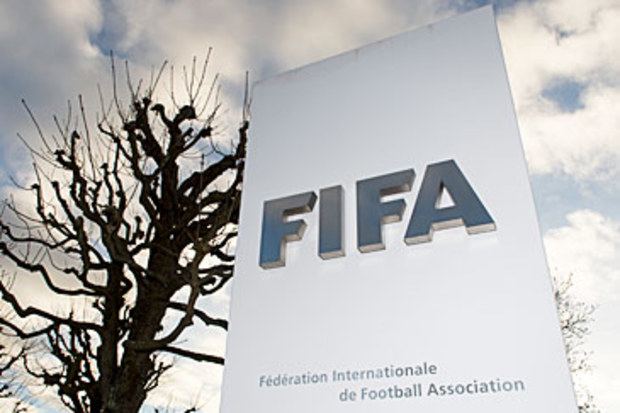 FIFA headquarters sign (AAP)
