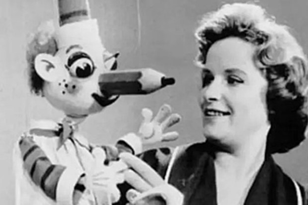Mr Squiggle and Patricia Lovell (ABC)