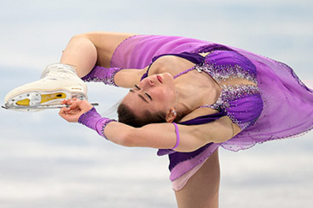 Kamila Valieva competing at Beijing 2022 (Getty)