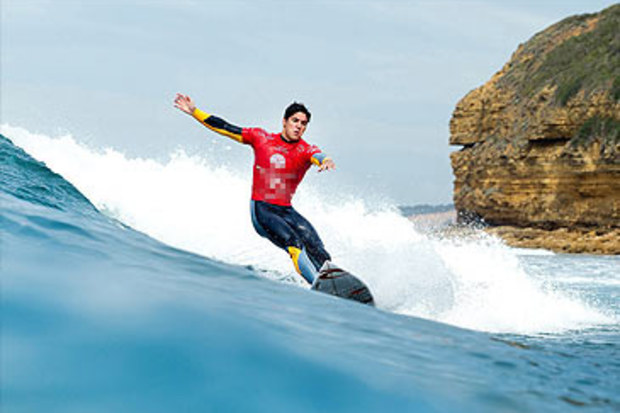Gabriel Medina at Bells Beach (AAP)