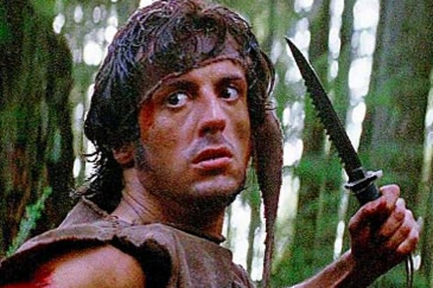 Sylvester Stallone in First Blood (Orion)