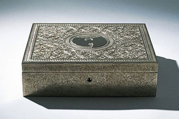 Display box for Wu-Tang Clan's Once Upon a Time in Shaolin album (Jon Lynn)