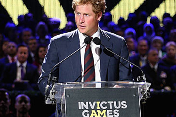 Prince Harry at Invictus Games (Getty)
