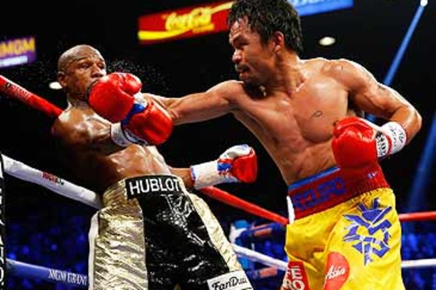 Floyd Mayweather Jr v Manny Pacquiao (Getty)