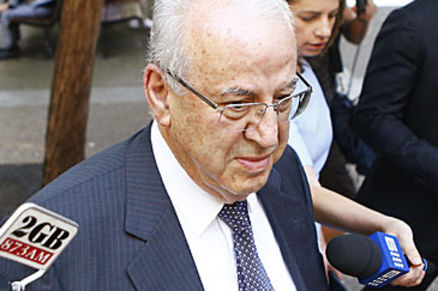 Eddie Obeid outside Sydney court (Fairfax/Nine)
