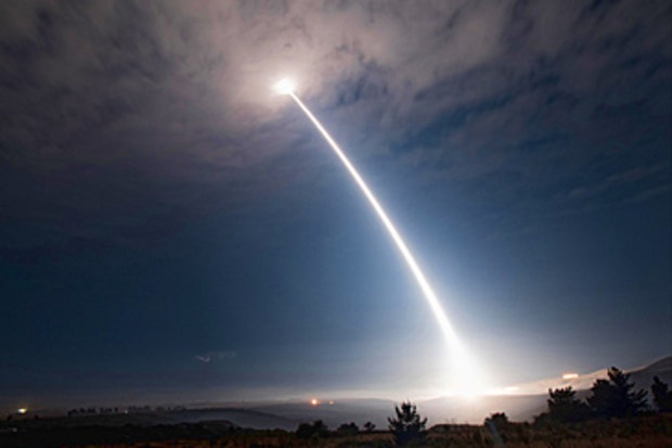 Intercontinental ballistic missile test (AAP)