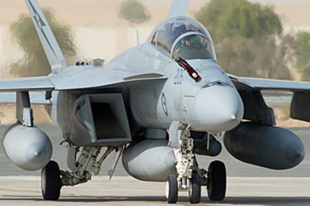 RAAF Super Hornet (AAP)