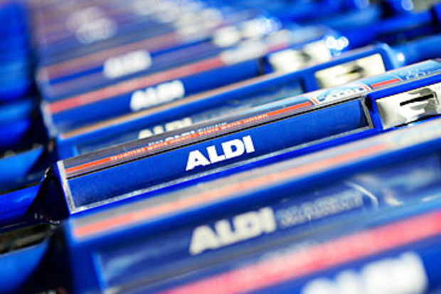 Aldi supermarket trolleys (Getty)