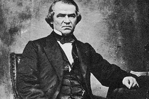 Photograph of US President Andrew Johnson (Getty)
