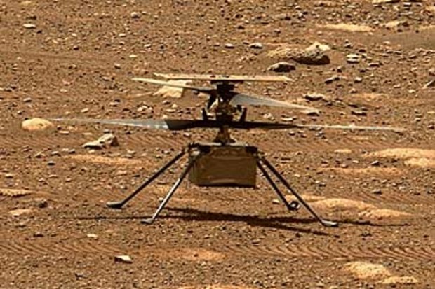 NASA robot helicopter on Mars (NASA)