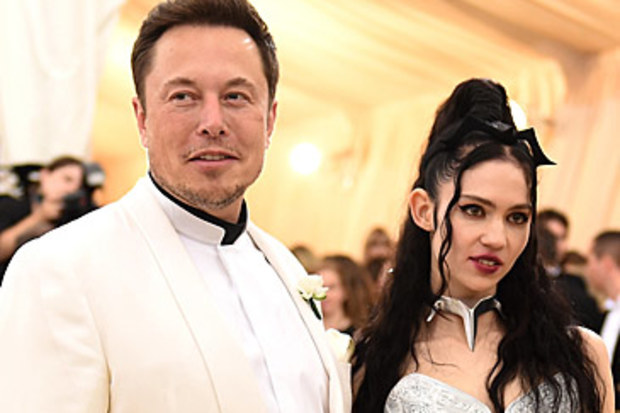 Elon Musk and Grimes (Getty)